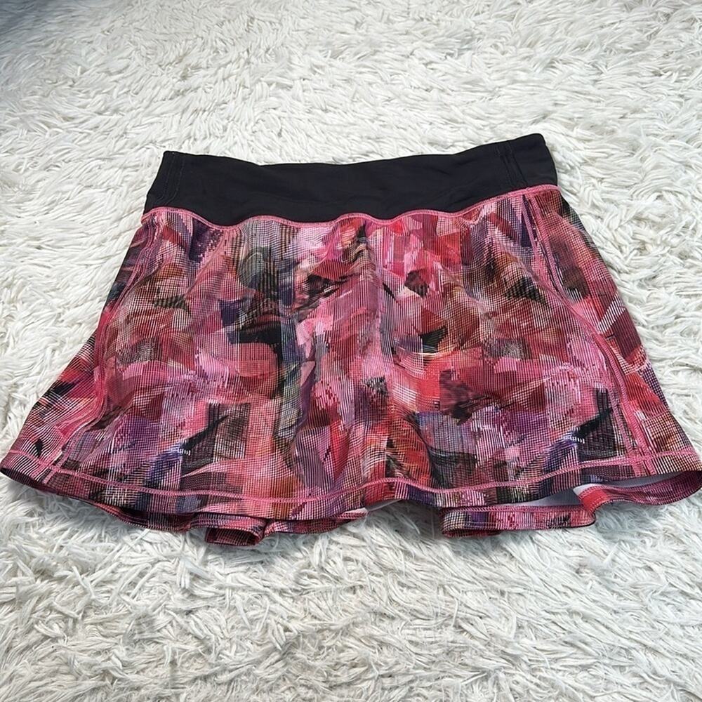 Lululemon Pace Rival Skirt (Tall) *No Panels Sun Dazed Multi Pink / Super Dark